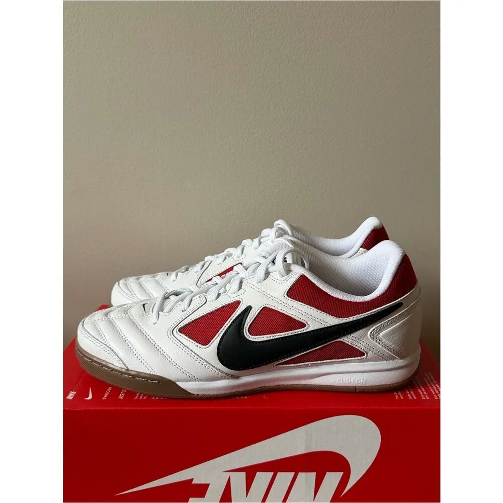 Nike Gato White Gym Red IB8509-100 Men’s Size 8